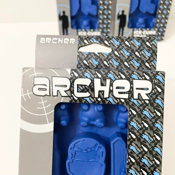 2016 Lot of 4 FX Series Archer Flexible Silicone Ice Cube Tray - Picture 4 of 15